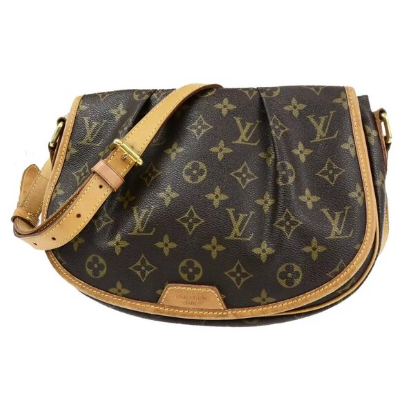 LOUIS VUITTON Menilmontant PM Shoulder Bag Monogram Leather BN - Picture 1 of 16